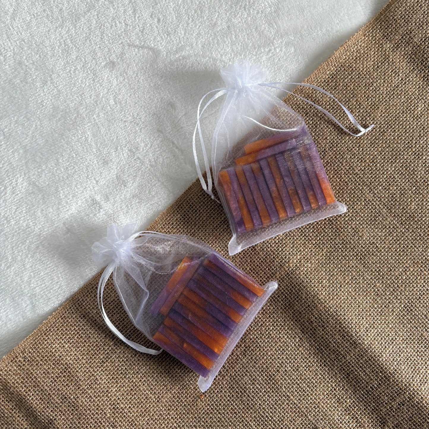 Purple and orange marble resin dominoes, handmade Halloween game night gift