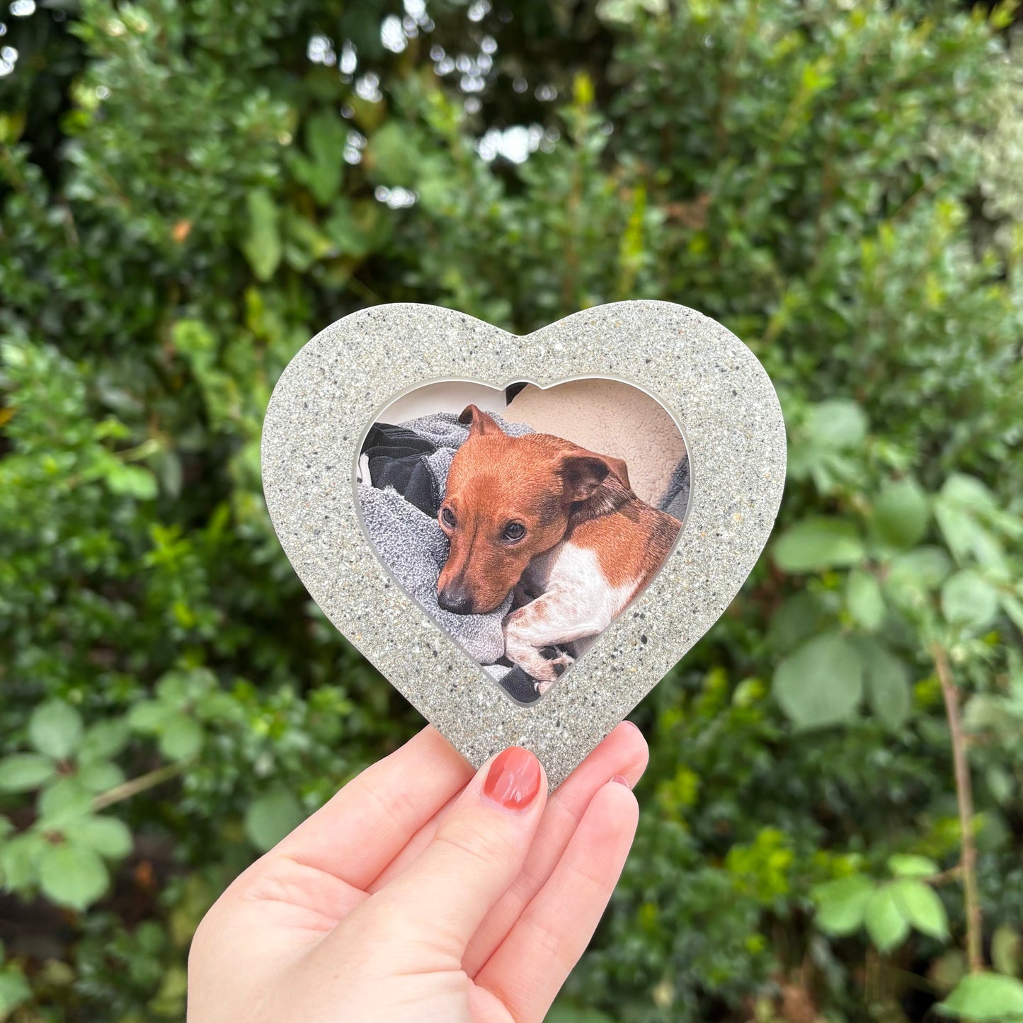Handmade resin pet remembrance tealight holder