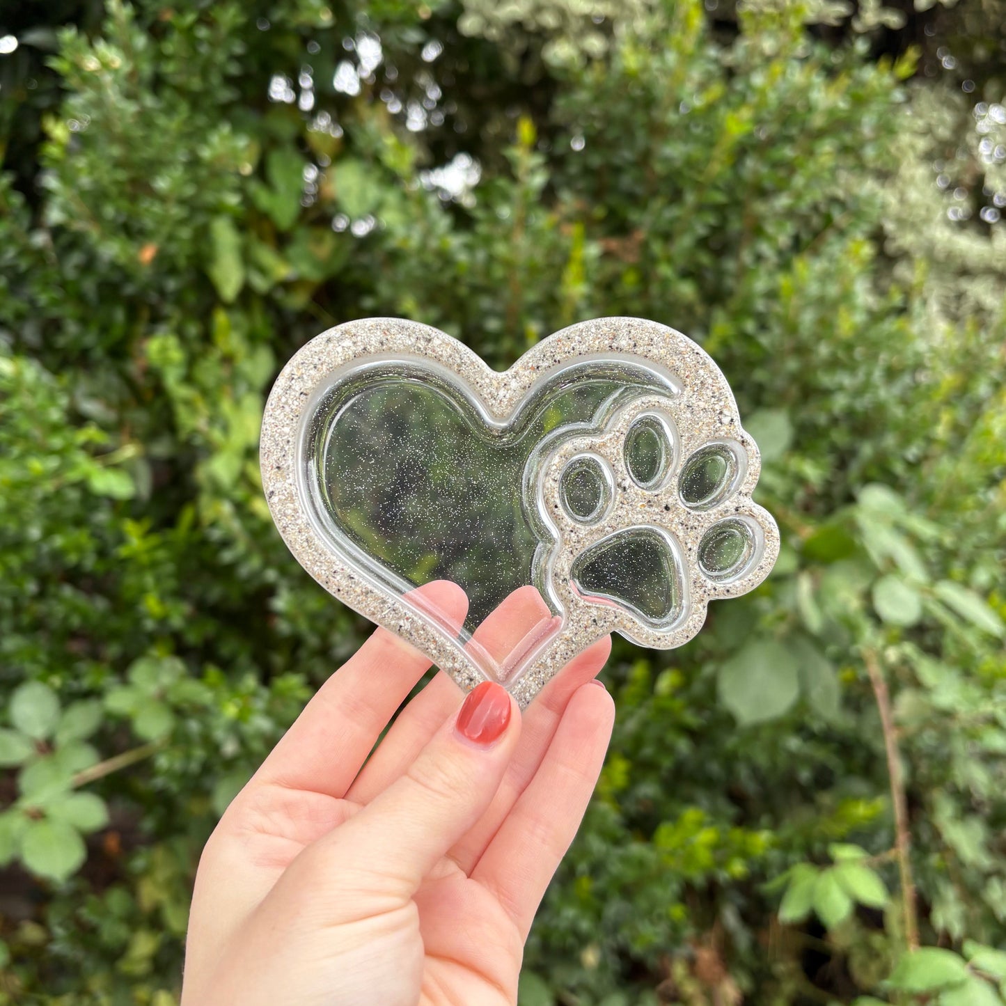 Custom resin pet memorial gift set handmade